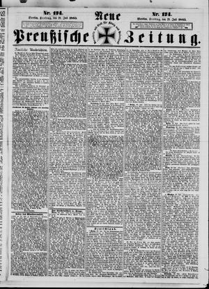 Neue preußische Zeitung vom 28.07.1865