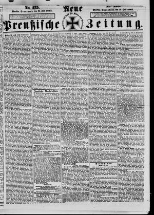Neue preußische Zeitung vom 29.07.1865