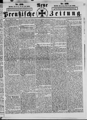 Neue preußische Zeitung vom 30.07.1865