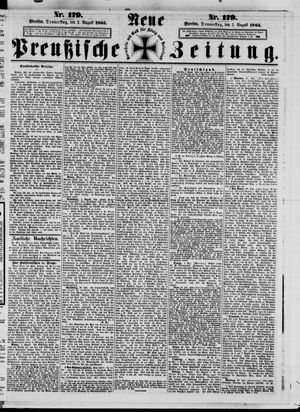 Neue preußische Zeitung vom 03.08.1865