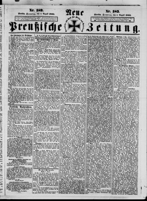 Neue preußische Zeitung vom 06.08.1865