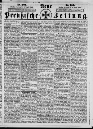 Neue preußische Zeitung vom 11.08.1865
