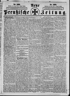 Neue preußische Zeitung vom 18.08.1865