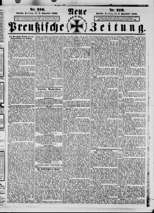 Neue preußische Zeitung vom 15.09.1865
