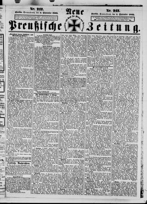 Neue preußische Zeitung vom 16.09.1865