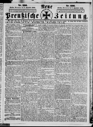 Neue preußische Zeitung vom 27.09.1865