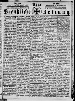 Neue preußische Zeitung vom 29.09.1865