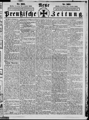 Neue preußische Zeitung vom 03.10.1865