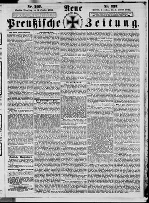 Neue preußische Zeitung vom 10.10.1865