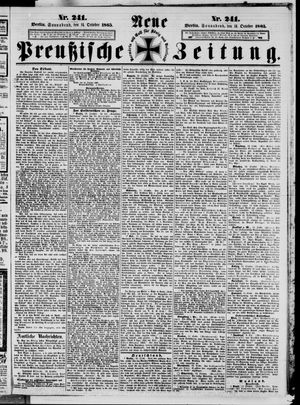 Neue preußische Zeitung vom 14.10.1865