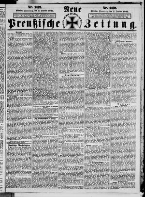 Neue preußische Zeitung vom 15.10.1865