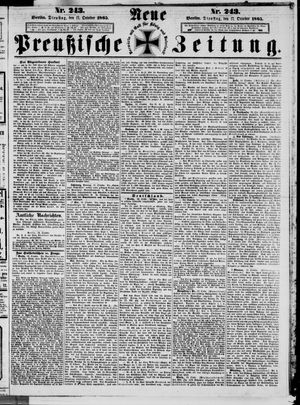 Neue preußische Zeitung vom 17.10.1865
