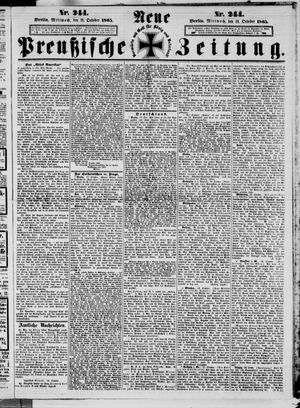 Neue preußische Zeitung vom 18.10.1865