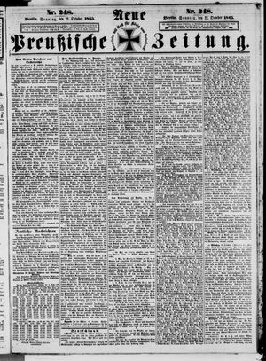 Neue preußische Zeitung vom 22.10.1865