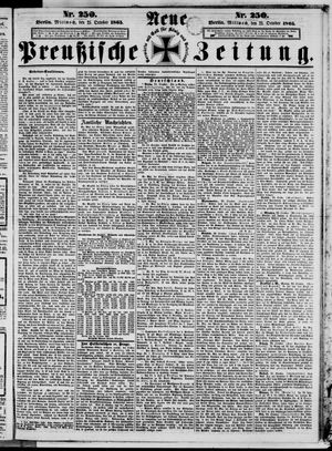 Neue preußische Zeitung vom 25.10.1865