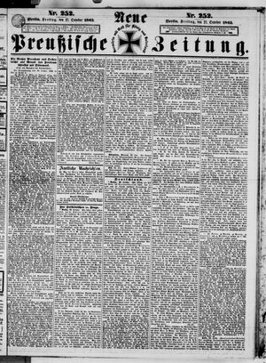 Neue preußische Zeitung vom 27.10.1865