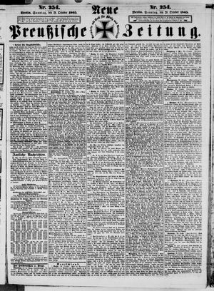 Neue preußische Zeitung vom 29.10.1865