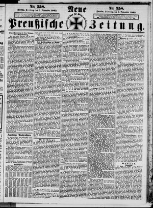 Neue preußische Zeitung vom 03.11.1865