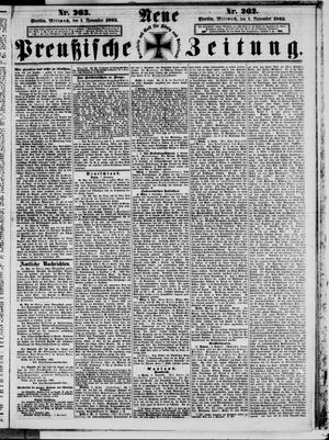 Neue preußische Zeitung vom 08.11.1865