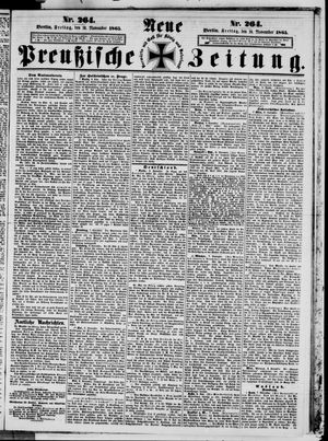 Neue preußische Zeitung vom 10.11.1865