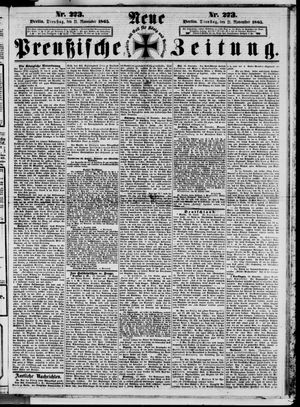 Neue preußische Zeitung on Nov 21, 1865