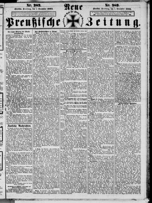 Neue preußische Zeitung vom 01.12.1865