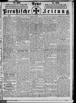 Neue preußische Zeitung vom 02.12.1865