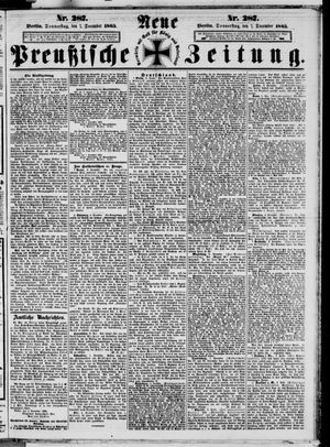 Neue preußische Zeitung vom 07.12.1865