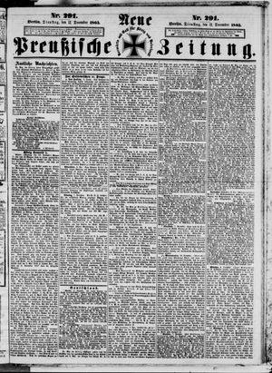 Neue preußische Zeitung vom 12.12.1865