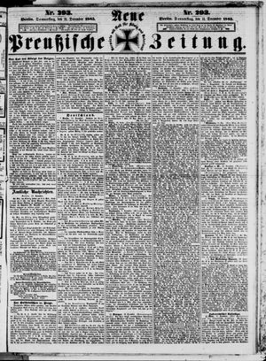 Neue preußische Zeitung vom 14.12.1865