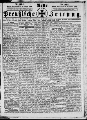 Neue preußische Zeitung vom 23.12.1865