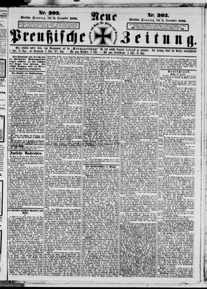 Neue preußische Zeitung vom 24.12.1865