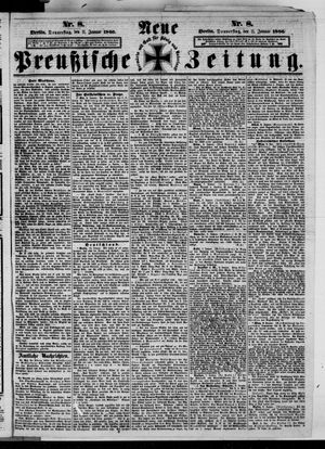 Neue preußische Zeitung vom 11.01.1866