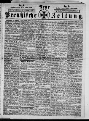 Neue preußische Zeitung vom 12.01.1866