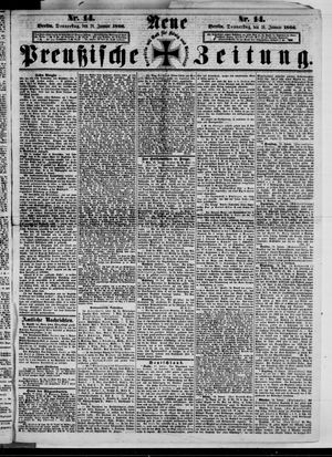 Neue preußische Zeitung vom 18.01.1866