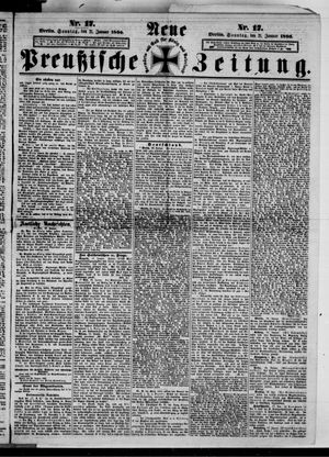 Neue preußische Zeitung vom 21.01.1866