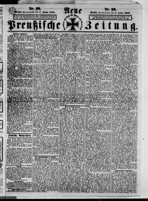Neue preußische Zeitung vom 27.01.1866