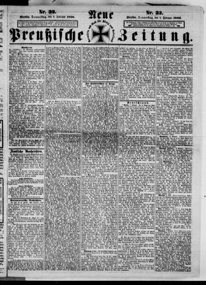 Neue preußische Zeitung vom 08.02.1866