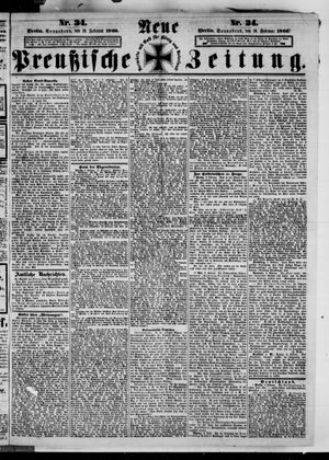 Neue preußische Zeitung vom 10.02.1866