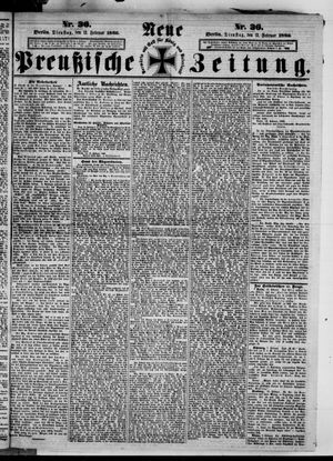 Neue preußische Zeitung vom 13.02.1866