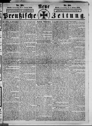 Neue preußische Zeitung vom 15.02.1866