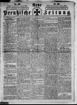 Neue preußische Zeitung vom 21.02.1866
