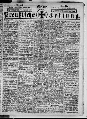 Neue preußische Zeitung vom 23.02.1866
