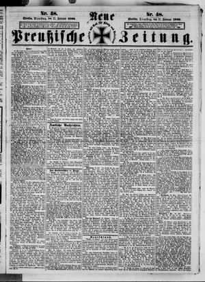Neue preußische Zeitung vom 27.02.1866