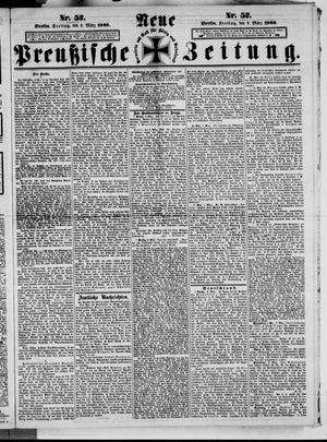 Neue preußische Zeitung on Mar 9, 1866