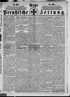 Neue preußische Zeitung vom 13.03.1866