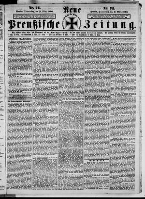 Neue preußische Zeitung vom 29.03.1866