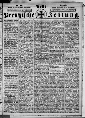 Neue preußische Zeitung vom 14.04.1866