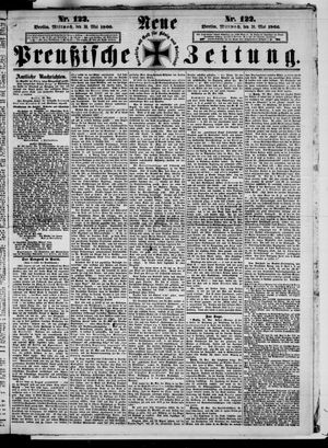 Neue preußische Zeitung vom 30.05.1866