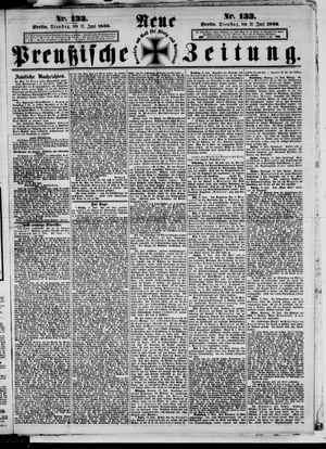 Neue preußische Zeitung vom 12.06.1866